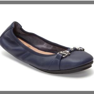 Olympia Ballet Flat - Navy